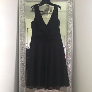 Beautiful Chiffon Cocktail Brown Dress